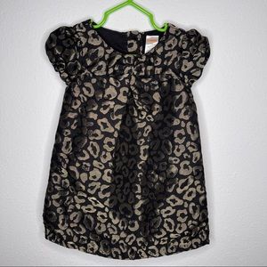 New gymboree black metallic gold dress dressy new